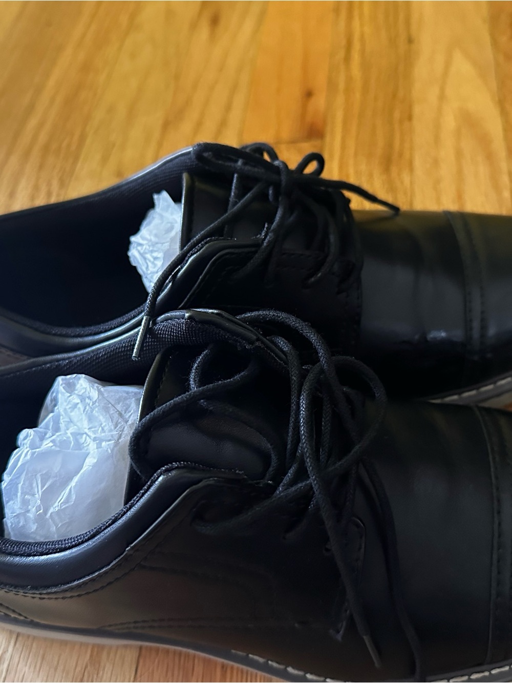 Alfani Black Men's Leather Oxfords
